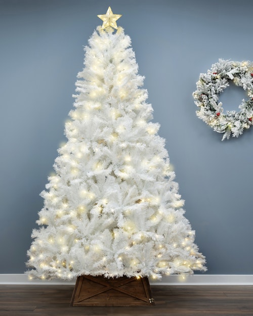 The 6ft Pre-lit Bianca Pine Tree with Warm White Lights
