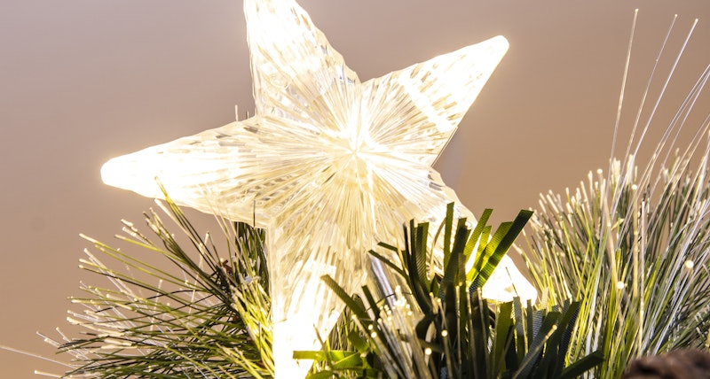 The 6ft Frosted LED Pine Fibre Optic Tree