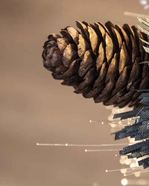 The 6ft Frosted LED Pine Fibre Optic Tree