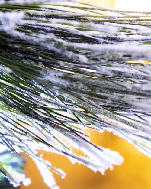 The 6ft Snowy LED Frosted Pine Fibre Optic Tree